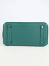 Malachite Togo Birkin 25 silver x - HERMES - BALAAN 4