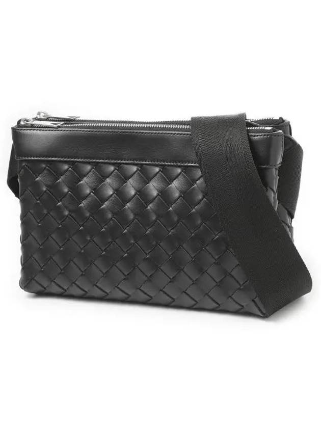 Classic Duo Shoulder Bag Black - BOTTEGA VENETA - BALAAN 2