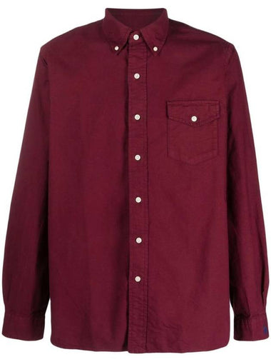 Chest Pocket Cotton Shirt 710901699 - POLO RALPH LAUREN - BALAAN 1