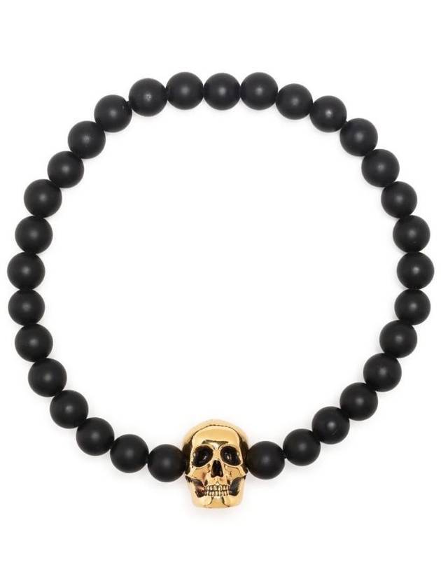 Skull Bracelet Black - ALEXANDER MCQUEEN - BALAAN 1