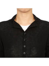 Seamless Wool Cardigan Black - LEMAIRE - BALAAN 9