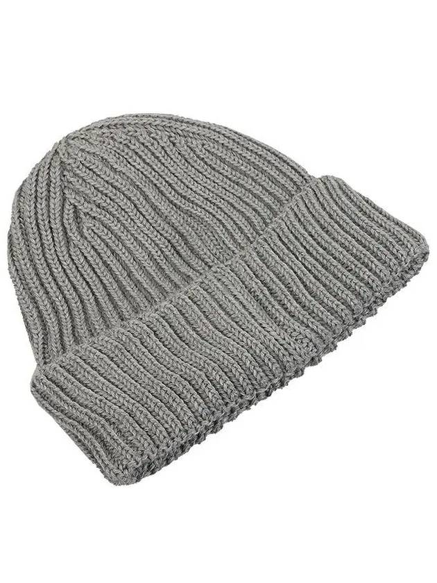 Signature Goggles Wool Beanie Grey - CP COMPANY - BALAAN 5