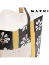 Daisy Rain Print Tote Bag Black - MARNI - BALAAN 6