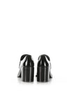 Brushed Leather Loafers Pumps Black - PRADA - BALAAN 4