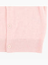 A60280 FADED PINK MELANGE CARDIGAN - ACNE STUDIOS - BALAAN 3