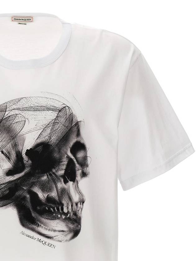 24 ss White Cotton T-Shirt 776326QTAAV0909 B0481010442 - ALEXANDER MCQUEEN - BALAAN 4