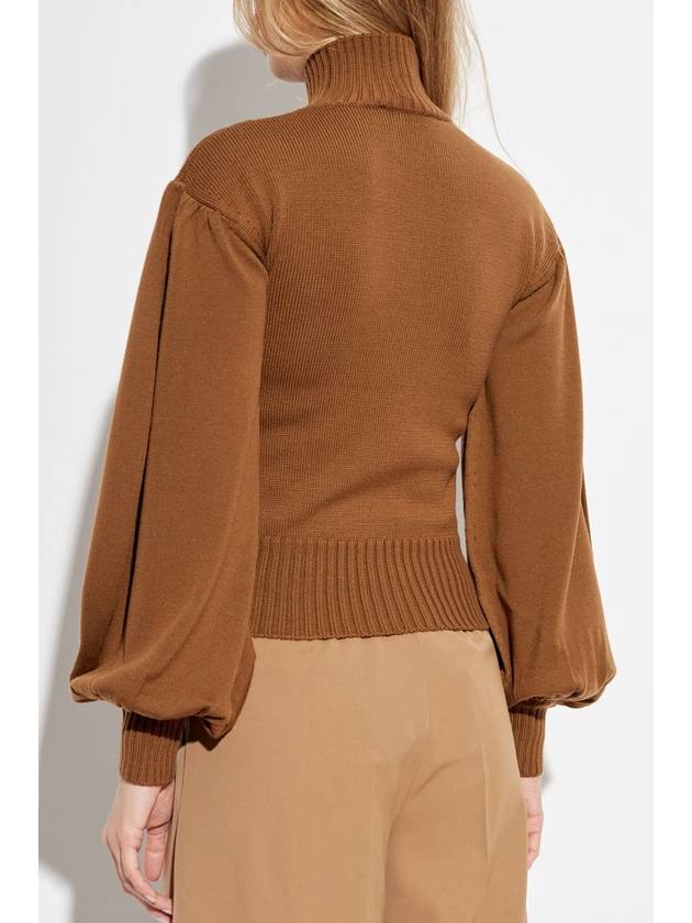 Max Mara Turtleneck Acurę, Women's, Brown - MAX MARA - BALAAN 4