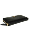 GG Marmont Zipper Long Wallet Black - GUCCI - BALAAN 6