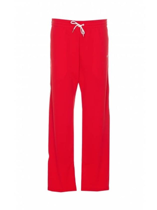 Double Face Drawstring track pants red - CELINE - BALAAN 1