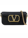 V Logo Small Shoulder Bag Black - VALENTINO - BALAAN 3