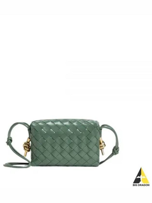 Intrecciato Loop Camera Mini Shoulder Bag Aloe - BOTTEGA VENETA - BALAAN 2