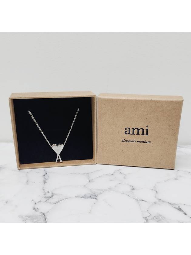 De Coeur Pendant Necklace Silver - AMI - BALAAN 3