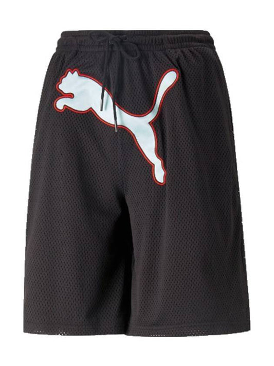 x Dua Lipa Basketball Shorts Black - PUMA - BALAAN 1