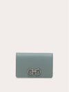 Gancini Leather Card Wallet Lucky Charm - SALVATORE FERRAGAMO - BALAAN 1