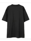 Cotton Crew Neck Short Sleeve T-Shirt Black - BALENCIAGA - BALAAN 3