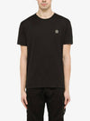 Stone Island Compass Logo Basic Round TShirt Black Navy Khaki White 101524113 - STONE ISLAND - BALAAN 2