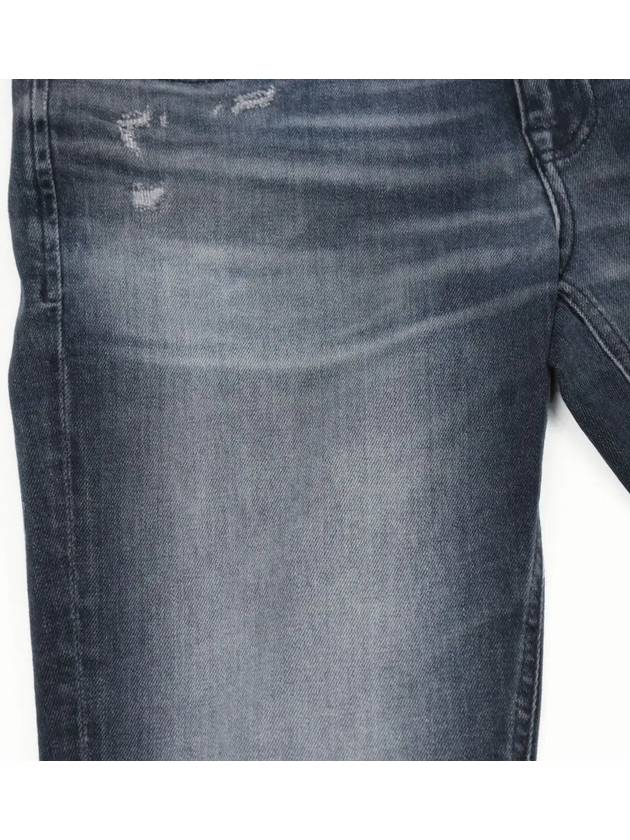 Roll-up dark blue spandex jeans - IKALOOOK - BALAAN 6