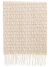 Valentino Toile Iconographe Fringe Edge Scarf - VALENTINO - BALAAN 2