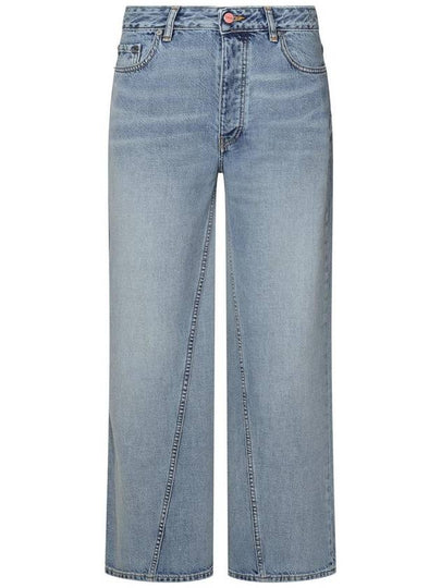 Women's Jozey Wide Jean Light Blue - GANNI - BALAAN 2