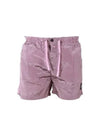 Men's Logo Patch Nylon Swim Shorts Rose Quartz - STONE ISLAND - BALAAN 2