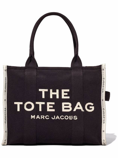 Logo Jacquard Large Tote Bag Black - MARC JACOBS - BALAAN 2