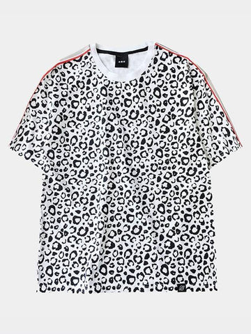 Leopard short sleeve t shirt white - AOX - BALAAN 1