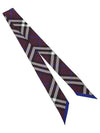 Nova Check Silk Scarf Purple - BURBERRY - BALAAN 3