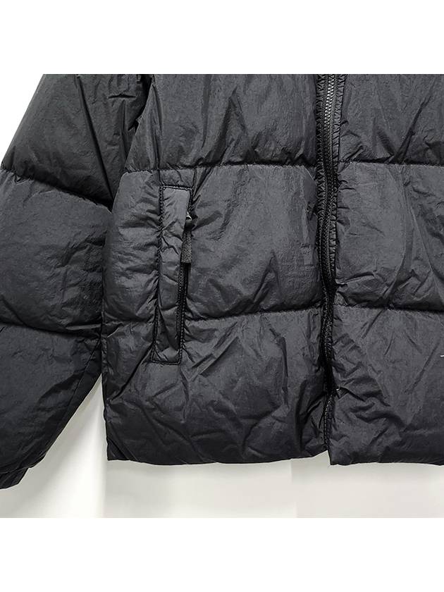 Kids Waffen Patch Crinkle Wraps Down Padded Jacket 6 8 Black 791640823 V0029 - STONE ISLAND - BALAAN 7