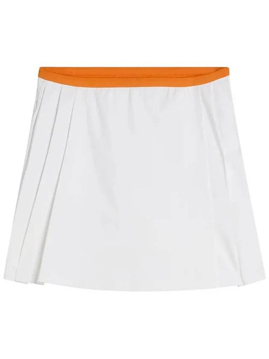 Women's Sierra Pleated Skirt White - J.LINDEBERG - BALAAN 2