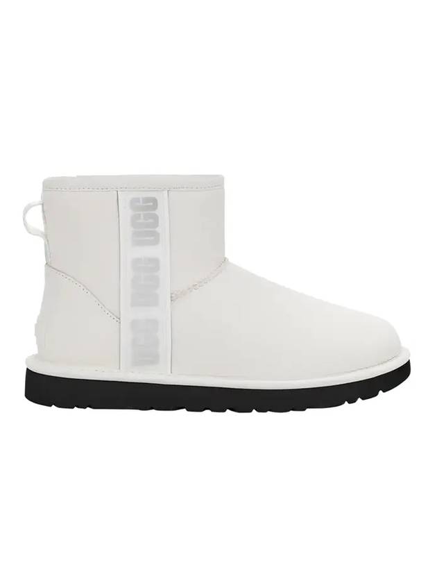 Women's Classic Mini II Side Logo Winter Boots Ultra Matte White - UGG - BALAAN 1