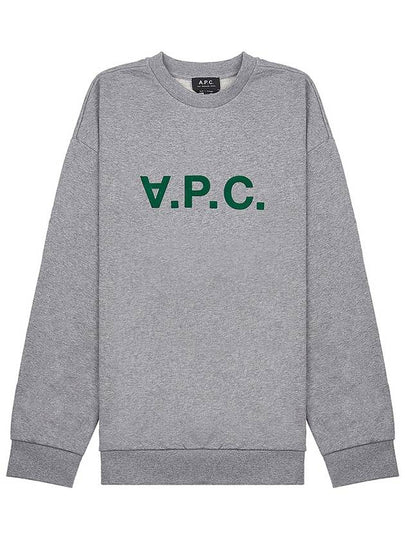 Eliot Logo Sweatshirt Grey - A.P.C. - BALAAN 2