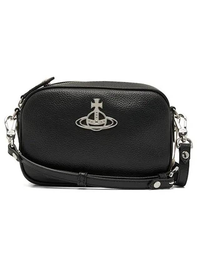 Anna Camera Cross Bag Black - VIVIENNE WESTWOOD - BALAAN 3