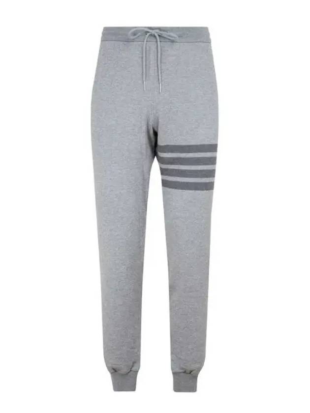 Men's Diagonal Loop Back Track Pants Medium Grey - THOM BROWNE - BALAAN 2