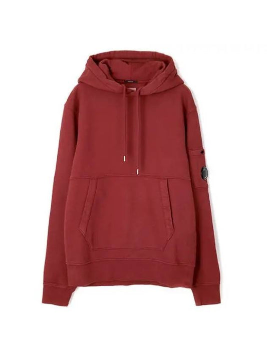 Brushed Emerized Diagonal Fleece Lens Hoodie 15CMSS009A 006372R 560 Resist Effect Brushed Emerized Diagonal Hoodie - CP COMPANY - BALAAN 1