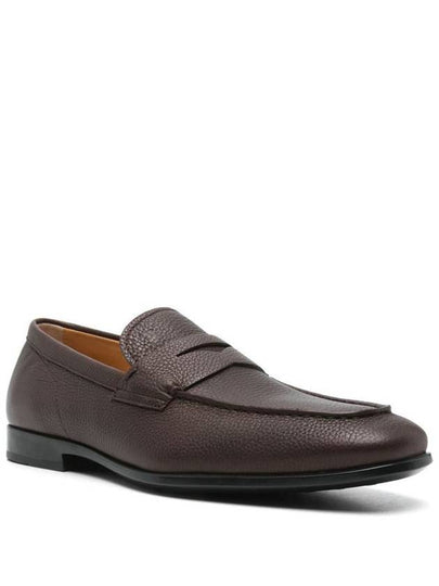 Tod'S Grained Leather Penny Loafers Shoes - TOD'S - BALAAN 2