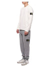 Wappen Patch Crew Neck Cotton Knit Top White - STONE ISLAND - BALAAN 5