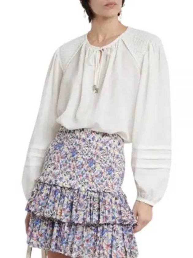 Lamaya Blouse White - ISABEL MARANT - BALAAN 2