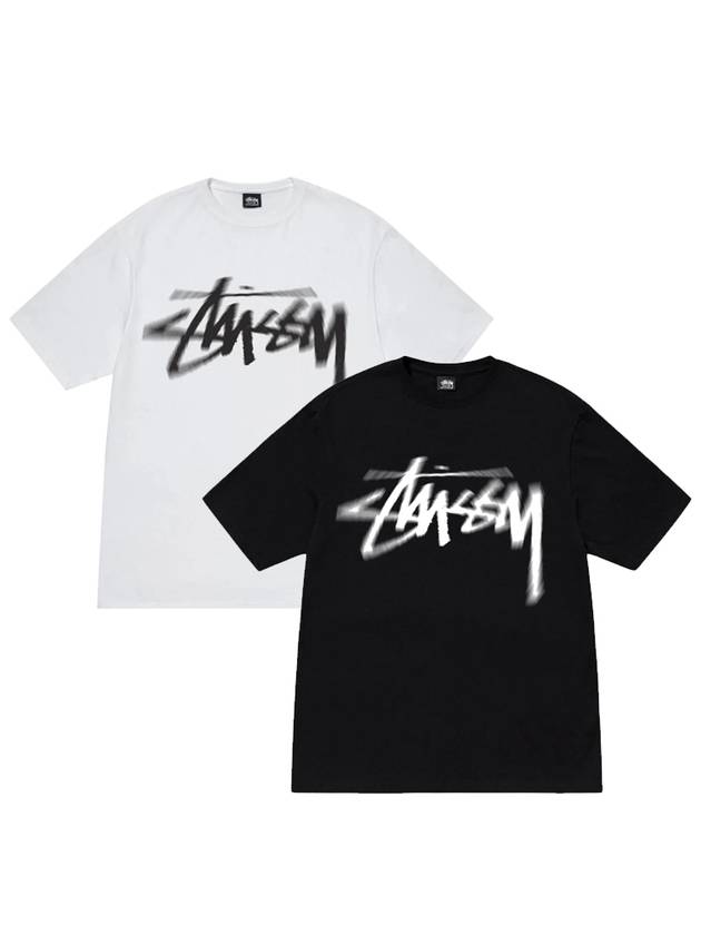 digi stock t shirt white men - STUSSY - BALAAN 3