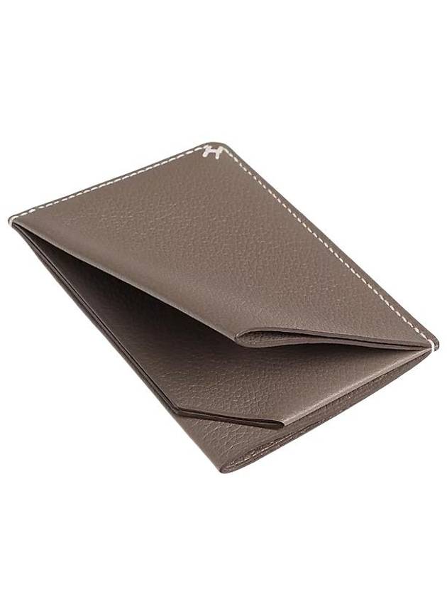 H Sellier Card Wallet Brown - HERMES - BALAAN 4