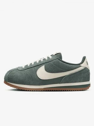 Cortez Vintage Suede Women Sneakers Green Gum Medium Brown Muslin FJ2530 301 725686 - NIKE - BALAAN 1