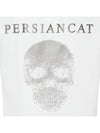 MEN Hexcurl Crew Neck Woven Sweatshirt White - PERSIANCAT - BALAAN 6