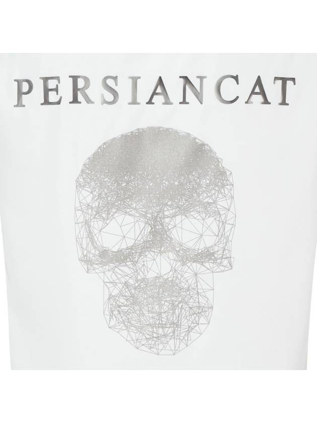 MEN Hexcurl Crew Neck Woven Sweatshirt White - PERSIANCAT - BALAAN 6