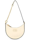 V Logo Classic Leather Chain Shoulder Bag Ivory - VALENTINO - BALAAN 1