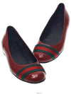 253315 AB8H0 Red Flat Shoes - GUCCI - BALAAN 3