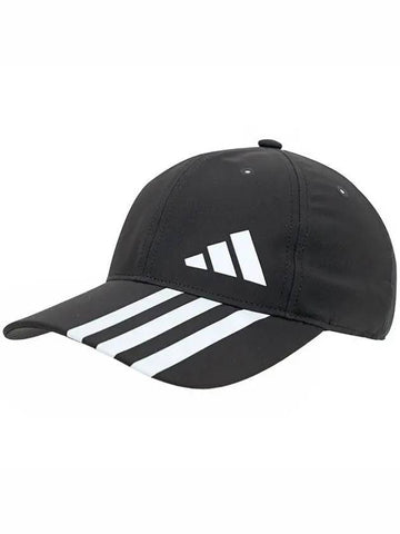 3 Stripe Aeroready Ball Cap Black - ADIDAS - BALAAN 1