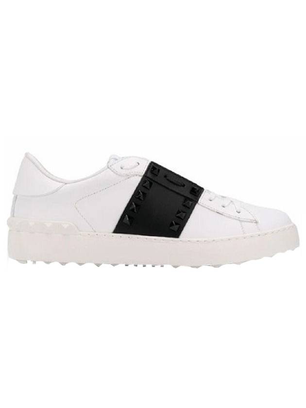 Rockstud Hidden Low Top Sneakers White - VALENTINO - BALAAN 1