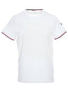 Arm Logo Round Short Sleeve T-Shirt  White - MONCLER - BALAAN 2