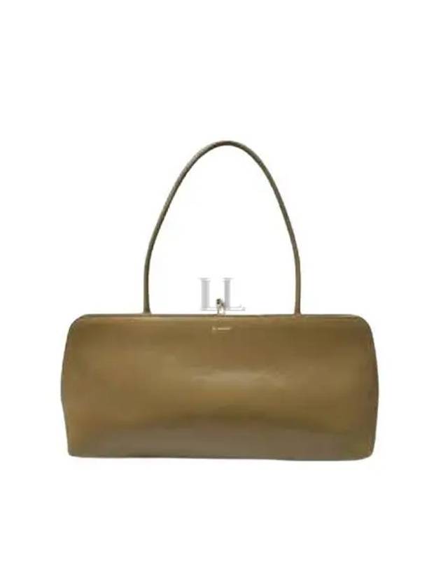 Small Goji Frame Leather Shoulder Bag Brown - JIL SANDER - BALAAN 2