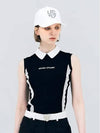 Golf Women s Lace Sleeveless T Shirt Black - HENRY STUART - BALAAN 2