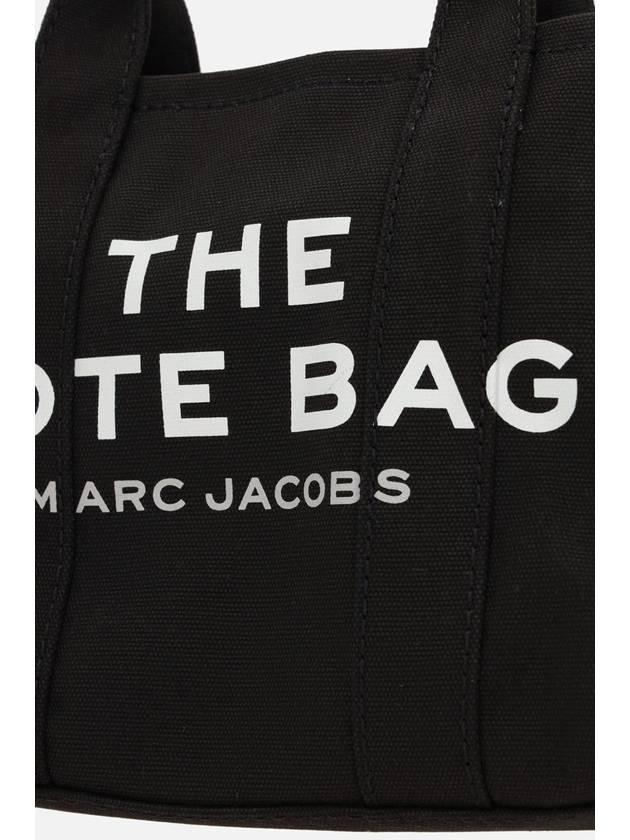 Logo Small Canvas Tote Bag Black - MARC JACOBS - BALAAN 5